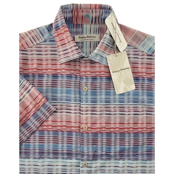Tommy Bahama Men's Size Medium Captain Bahama Coast Jamboree IslandZone Shirt - Picture 3 of 6